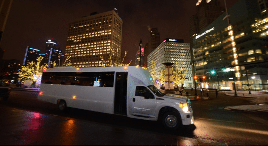 Reserve a Detroit Limo Bus 